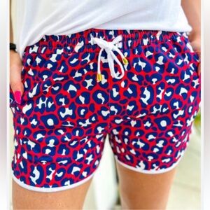 Jess‎ Lea High Waist Animal Print Women's Shorts